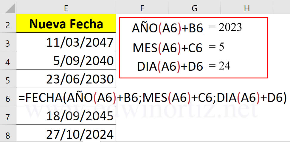 Como Sumar Y Restar Fechas En Excel Todos Los Métodos