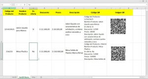 Generador de Códigos QR Masivos para productos